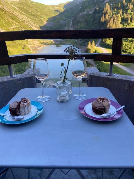Penthouse Apartment 28m² in Avoriaz right next to 3 ski lifts, lake view Buitenkant foto